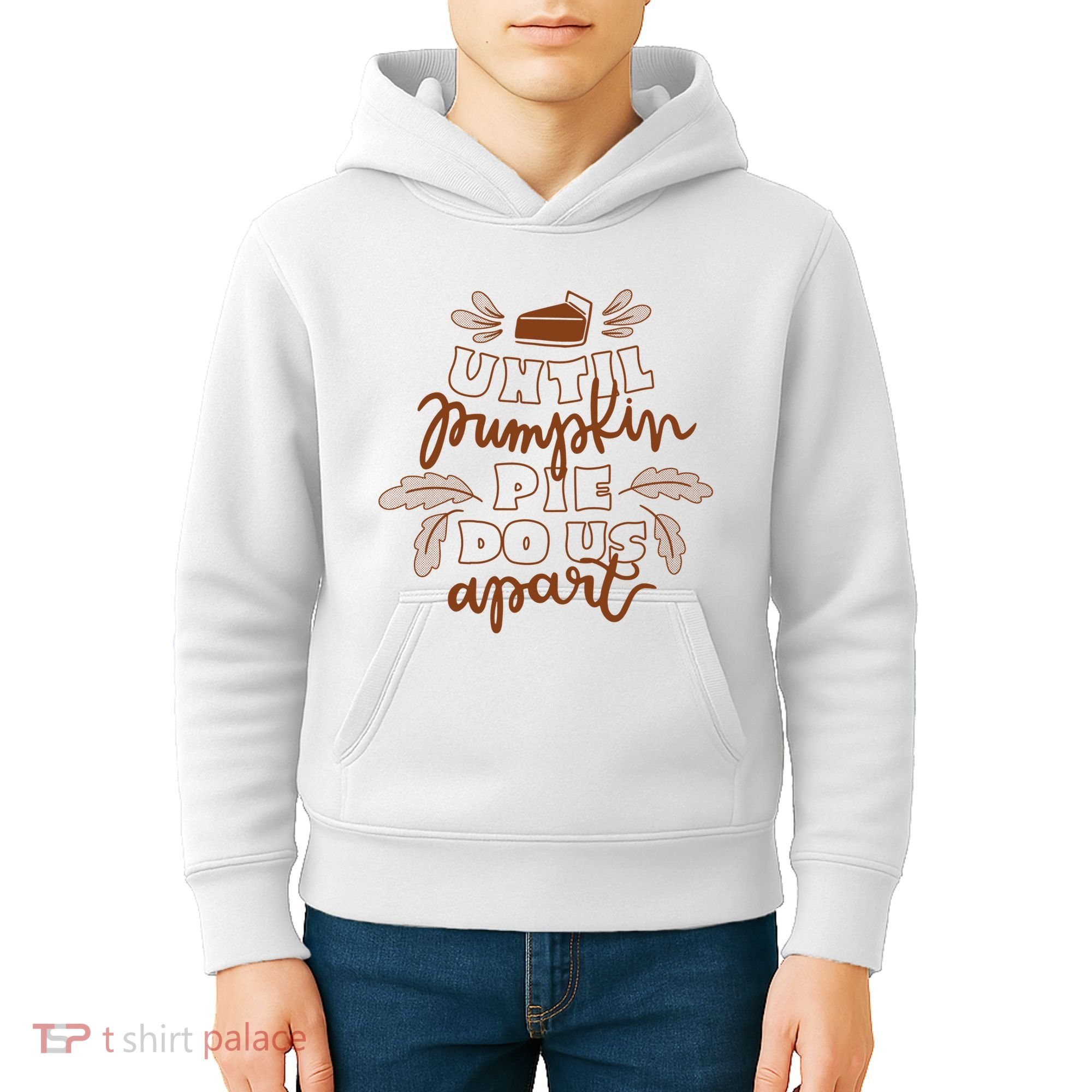 Until Pumpkin Pie Do Us Apart Kids Hoodie