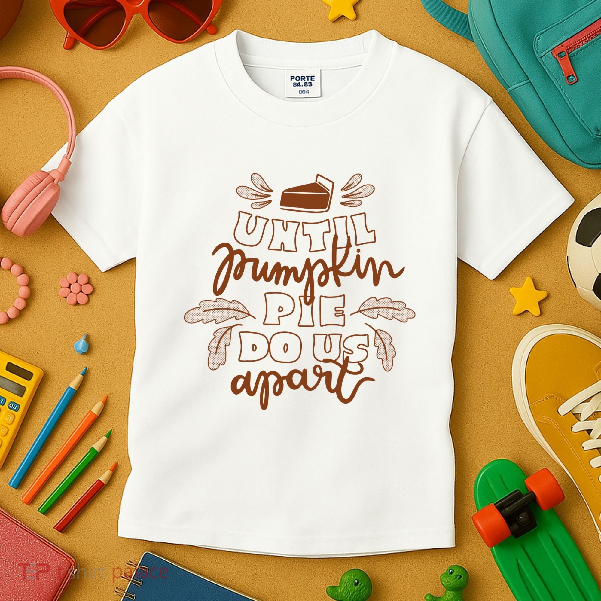 Until Pumpkin Pie Do Us Apart Kids T-Shirt