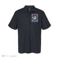 Unicorn Pew Pew Madafakas Ugly Christmas Sweater Polo thumb 0
