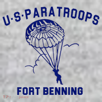 US Paratroops Paratroopers Fort Benning WW2 The Baniff Cuffed Pom Beanie thumb 2