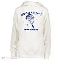 US Paratroops Paratroopers Fort Benning WW2 Womens Funnel Neck Pullover Hood thumb 0