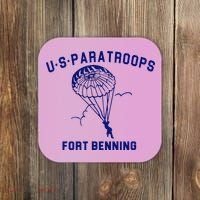 US Paratroops Paratroopers Fort Benning WW2 Coaster thumb 0
