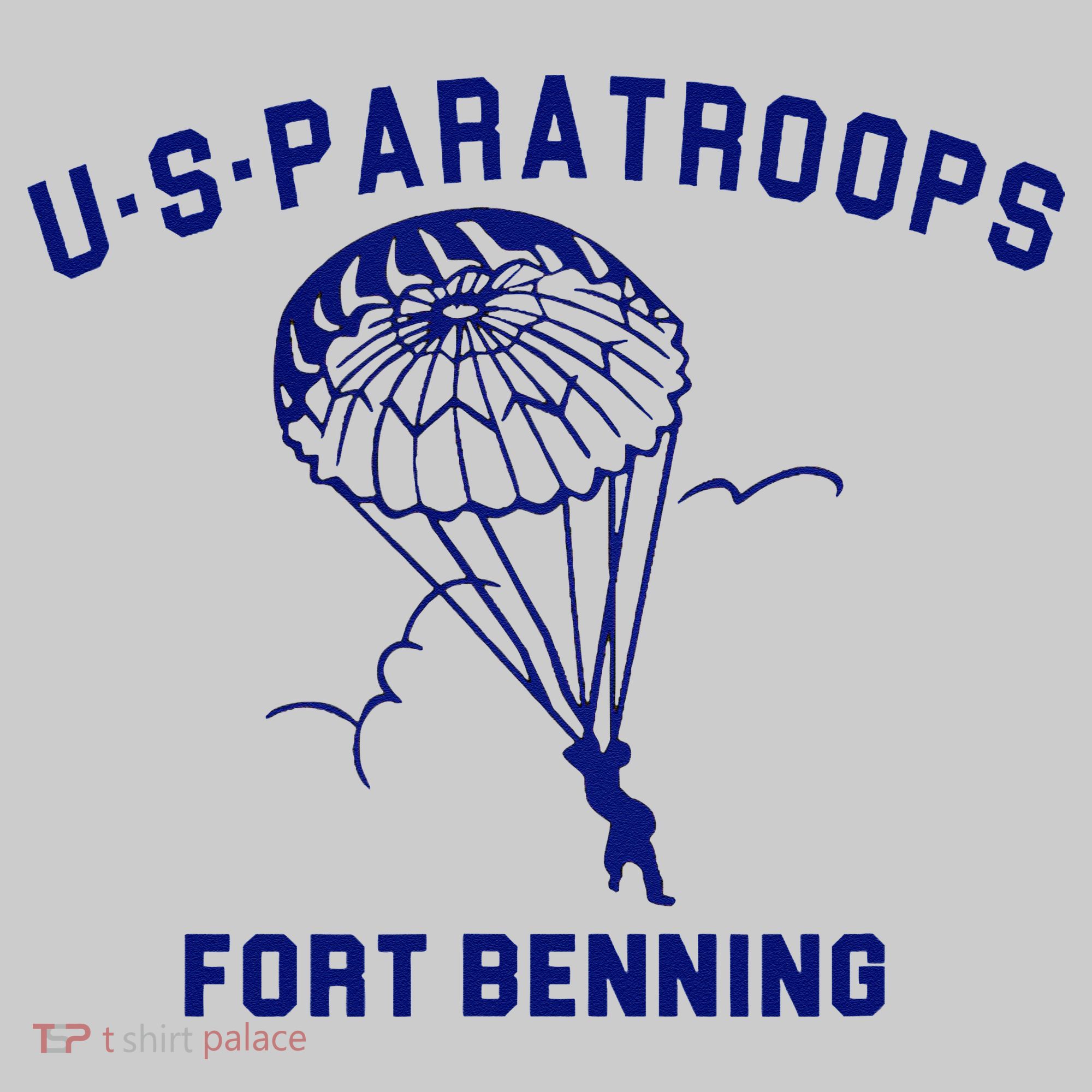 US Paratroops Paratroopers Fort Benning WW2 Performance Fleece Hoodie