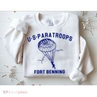 US Paratroops Paratroopers Fort Benning WW2 Sweatshirt thumb 2