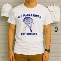 US Paratroops Paratroopers Fort Benning WW2 T-Shirt thumb 6