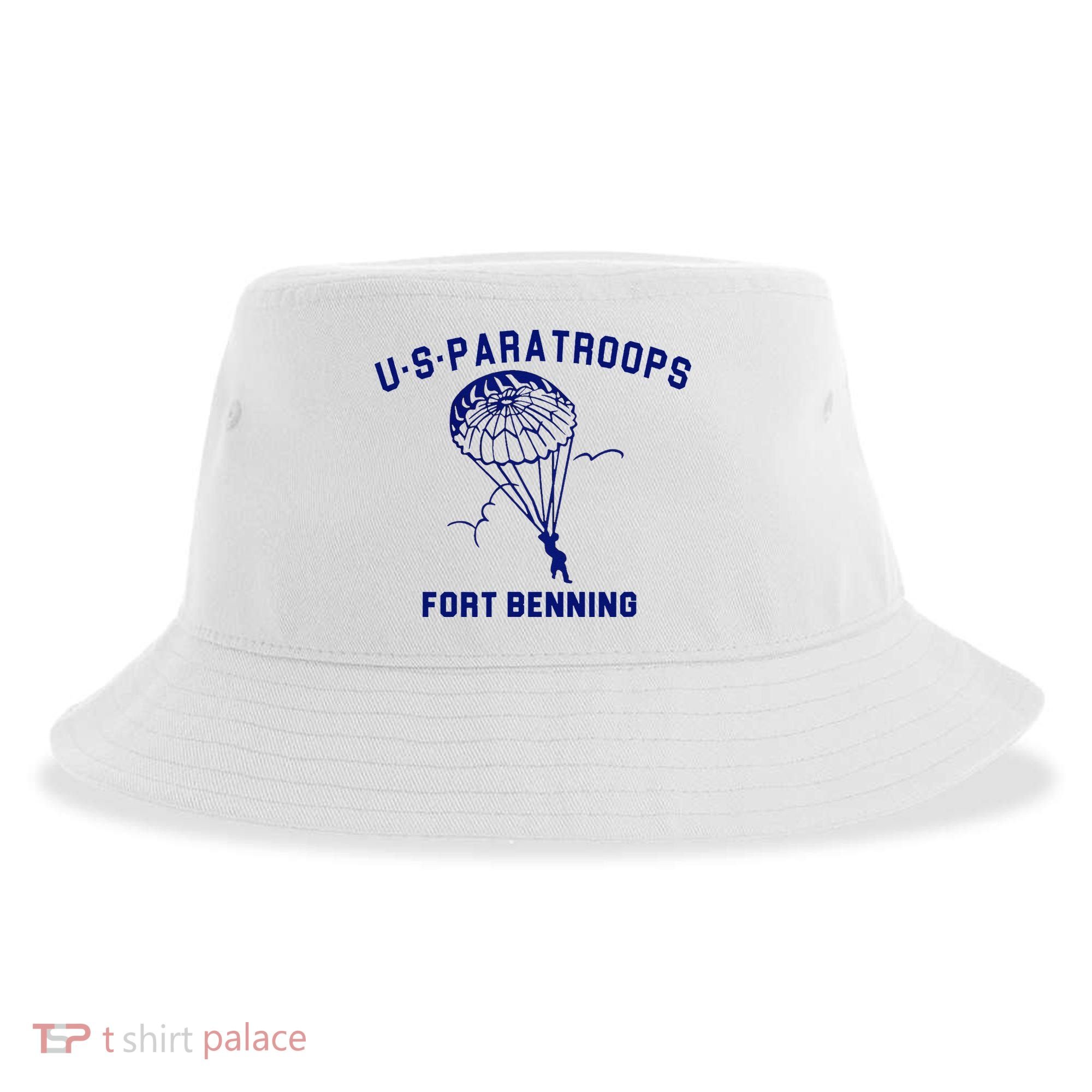 US Paratroops Paratroopers Fort Benning WW2 Sustainable Bucket Hat