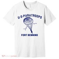 US Paratroops Paratroopers Fort Benning WW2 Premium T-Shirt thumb 0