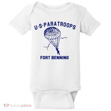 US Paratroops Paratroopers Fort Benning WW2 Baby Bodysuit