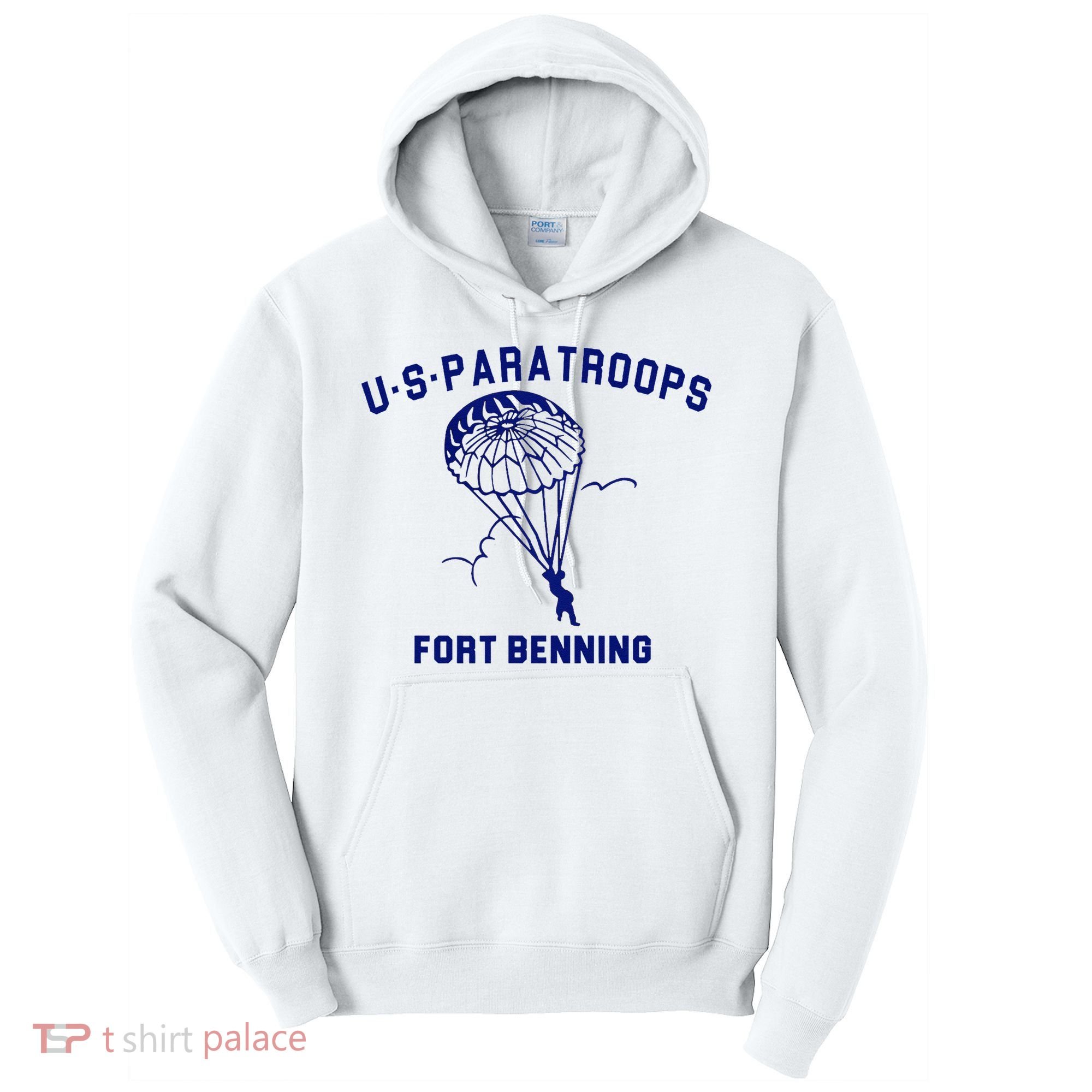 US Paratroops Paratroopers Fort Benning WW2 Tall Hoodie