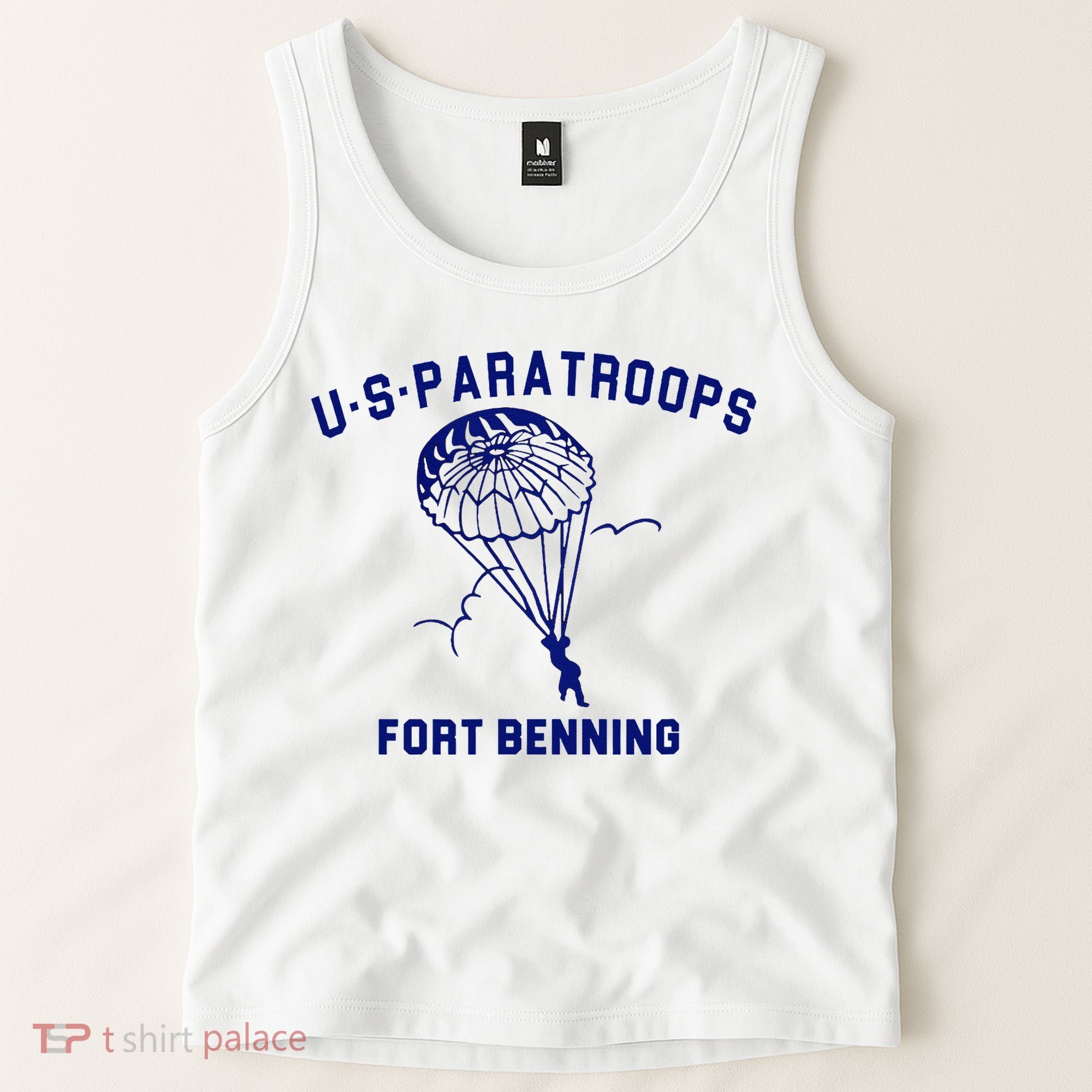 US Paratroops Paratroopers Fort Benning WW2 Tank Top