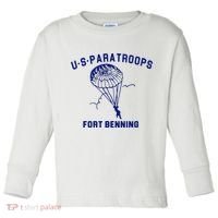 US Paratroops Paratroopers Fort Benning WW2 Toddler Long Sleeve Shirt thumb 0