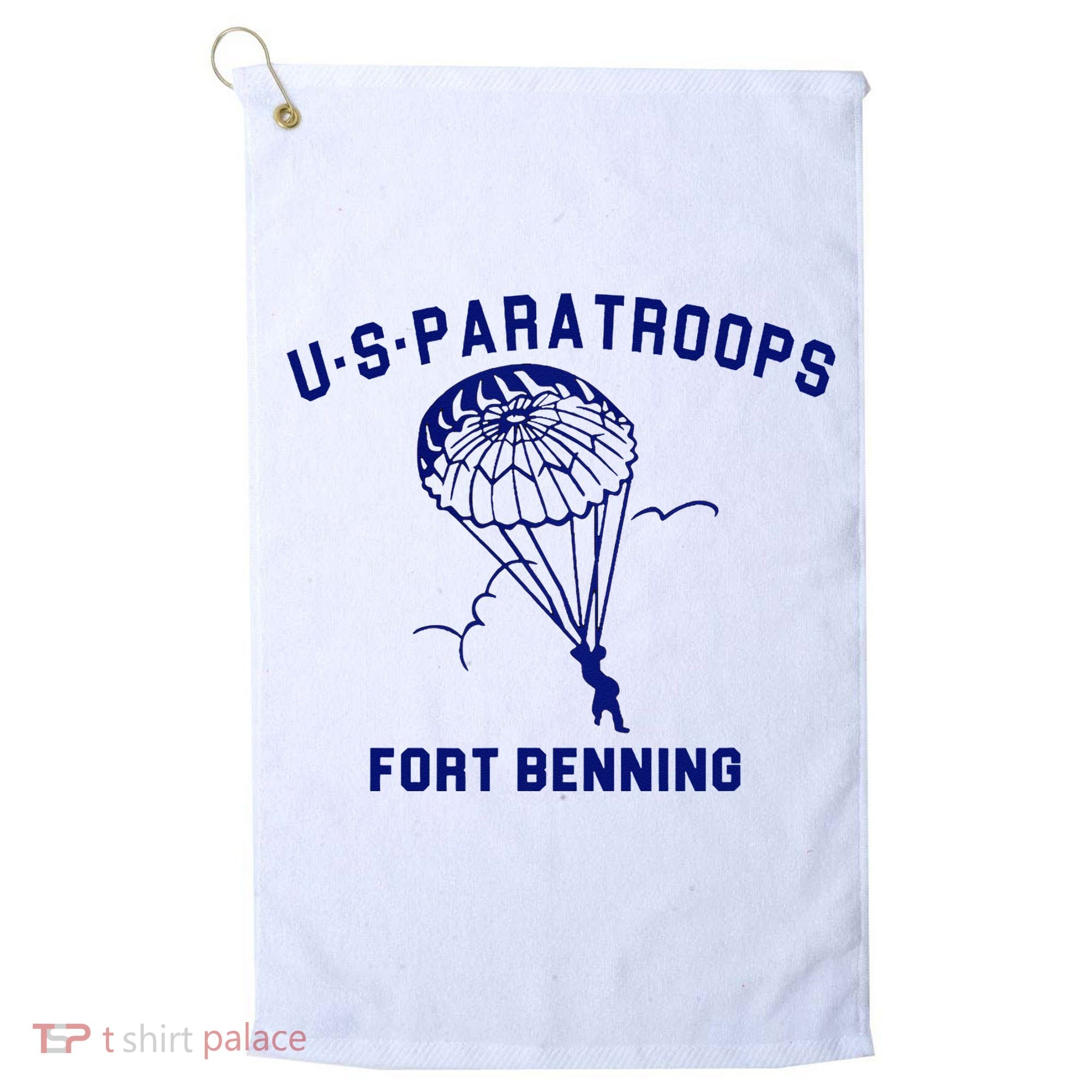 US Paratroops Paratroopers Fort Benning WW2 Golf Towel