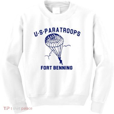 US Paratroops Paratroopers Fort Benning WW2 Kids Sweatshirt