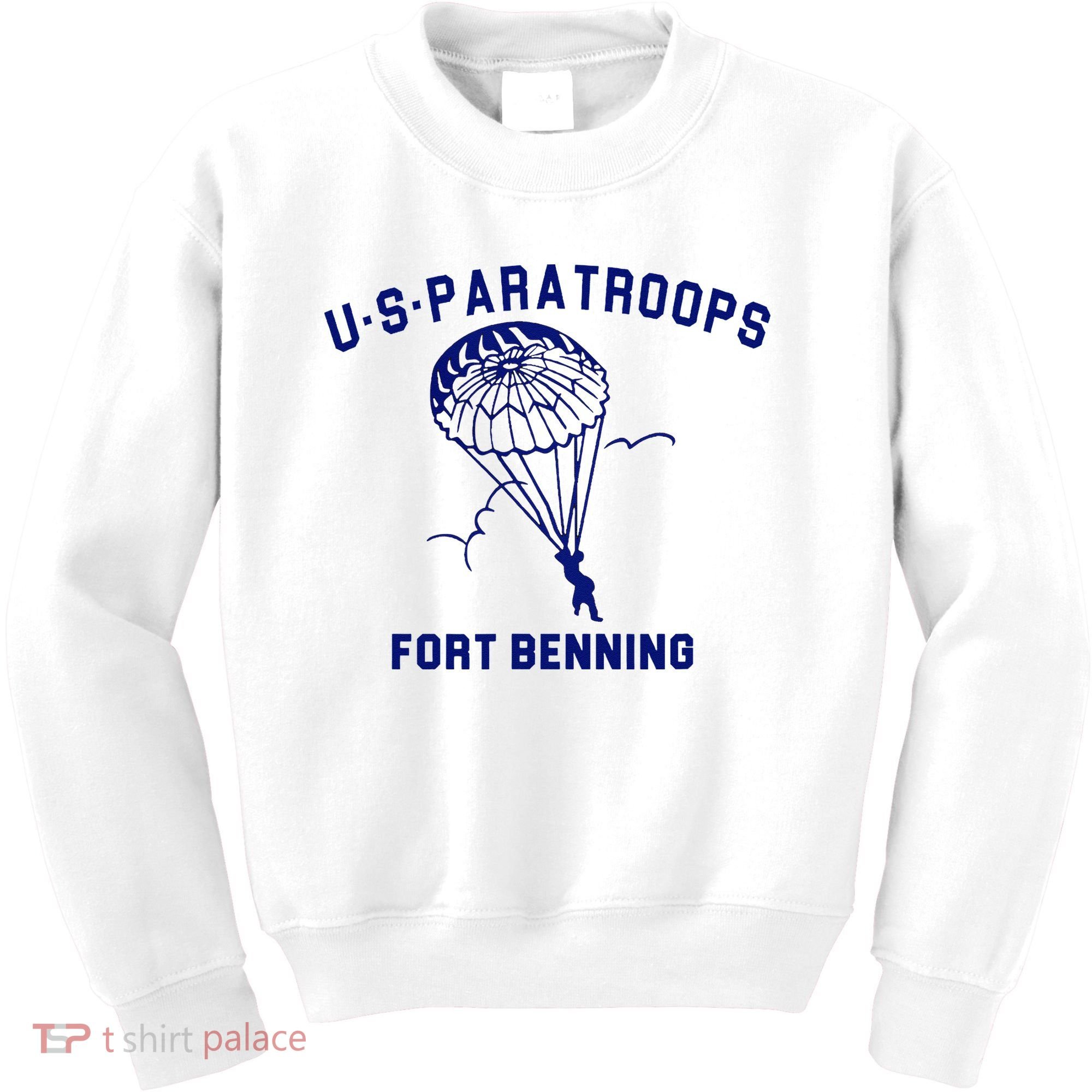 US Paratroops Paratroopers Fort Benning WW2 Kids Sweatshirt