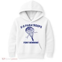 US Paratroops Paratroopers Fort Benning WW2 Kids Hoodie thumb 0