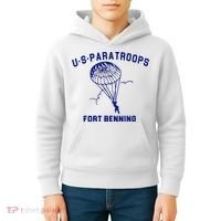 US Paratroops Paratroopers Fort Benning WW2 Kids Hoodie thumb 4