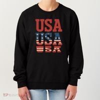 USA Patriotic Print Women's Sweatshirt thumb 0