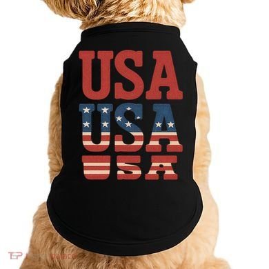 USA Patriotic Print Doggie Tank