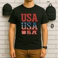 USA Patriotic Print T-Shirt thumb 6