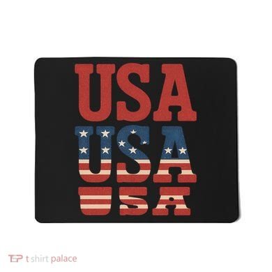 USA Patriotic Print Mousepad