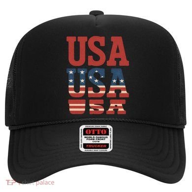 USA Patriotic Print Hat