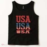 USA Patriotic Print Tank Top thumb 2