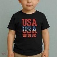 USA Patriotic Print Toddler T-Shirt thumb 2