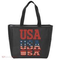 USA Patriotic Print Tote Bag thumb 0
