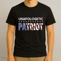 Unapologetic Patriot Patriotic American Conservative T-Shirt thumb 3