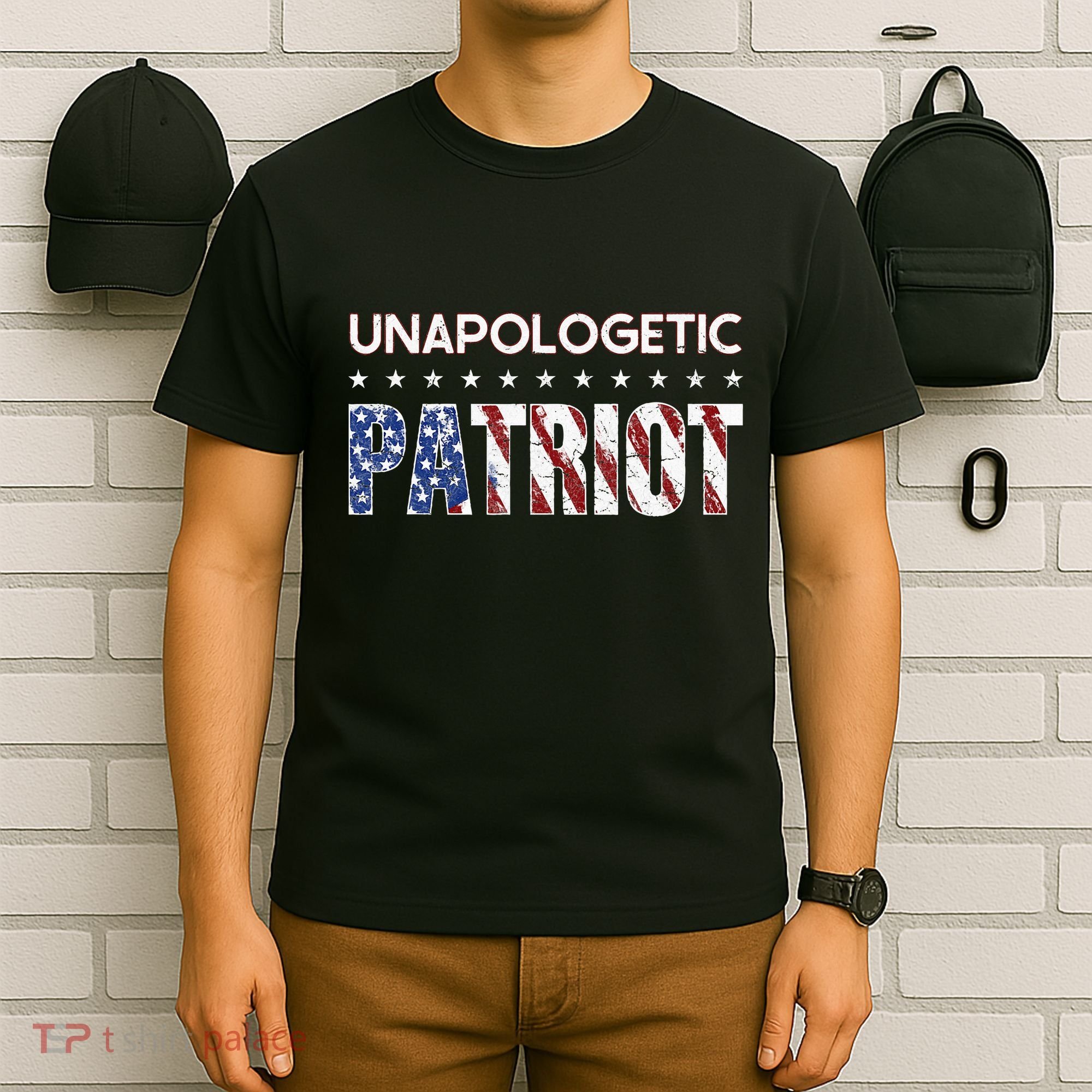 Unapologetic Patriot Patriotic American Conservative T-Shirt