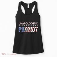 Unapologetic Patriot Patriotic American Conservative Women's Tank Top thumb 0