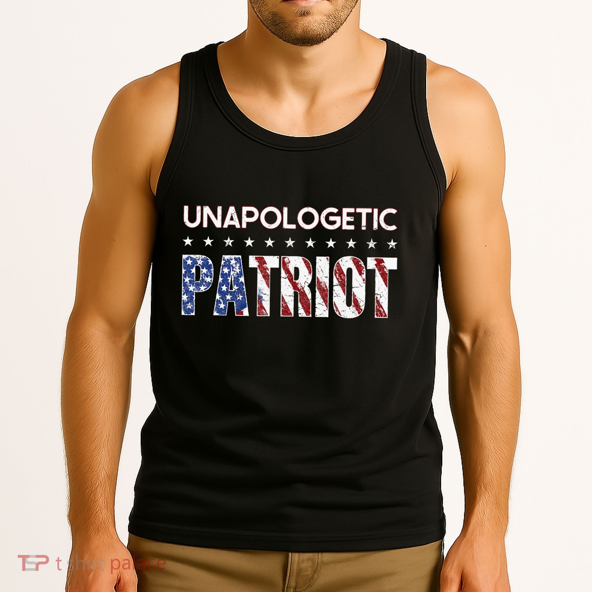 Unapologetic Patriot Patriotic American Conservative Tank Top