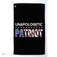 Unapologetic Patriot Patriotic American Conservative Golf Towel thumb 0