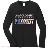 Unapologetic Patriot Patriotic American Conservative Women's Long Sleeve Shirt thumb 0