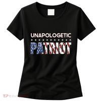 Unapologetic Patriot Patriotic American Conservative Women's T-Shirt thumb 0