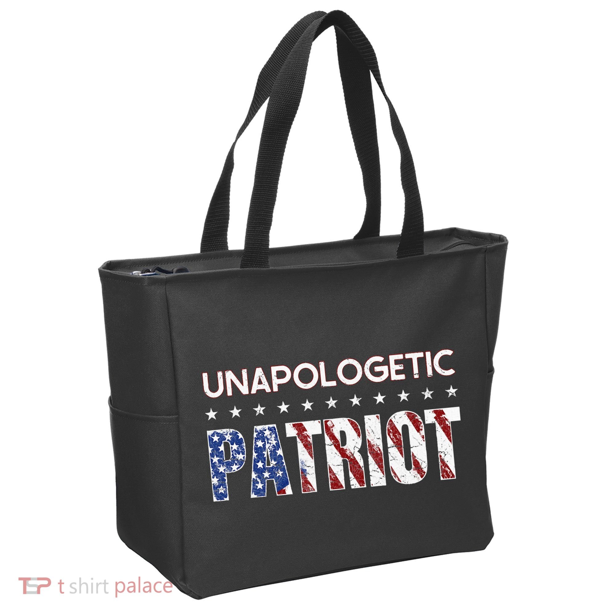Unapologetic Patriot Patriotic American Conservative Tote Bag