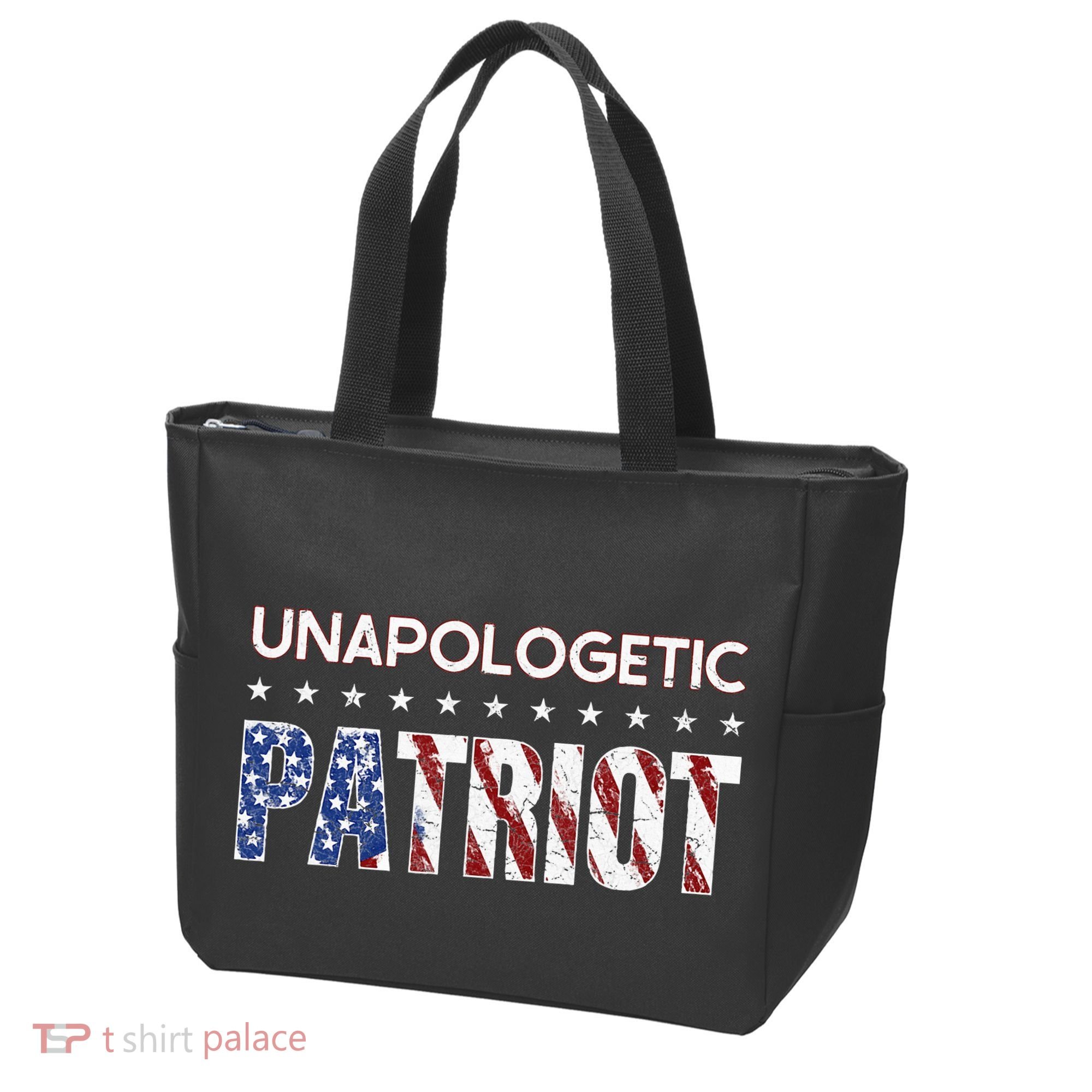 Unapologetic Patriot Patriotic American Conservative Tote Bag