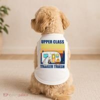 Upper Class Trailer trash Doggie Tank thumb 2