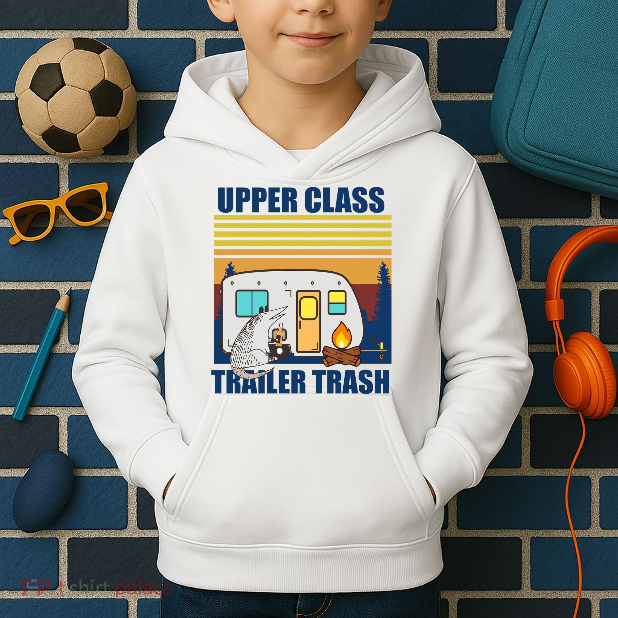 Upper Class Trailer trash Kids Hoodie