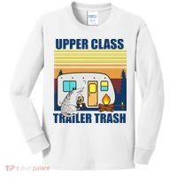 Upper Class Trailer trash Kids Long Sleeve Shirt thumb 0
