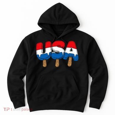 USA Popsicle Summer Celebrations Beach Party Hoodie