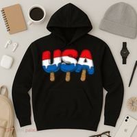 USA Popsicle Summer Celebrations Beach Party Hoodie thumb 3