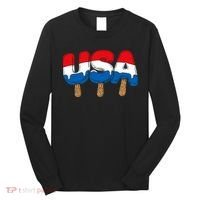 USA Popsicle Summer Celebrations Beach Party Long Sleeve Shirt thumb 0
