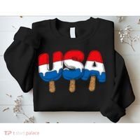 USA Popsicle Summer Celebrations Beach Party Sweatshirt thumb 2