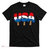 USA Popsicle Summer Celebrations Beach Party T-Shirt thumb 0