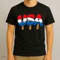 USA Popsicle Summer Celebrations Beach Party T-Shirt thumb 3