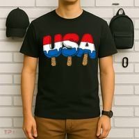 USA Popsicle Summer Celebrations Beach Party T-Shirt thumb 6