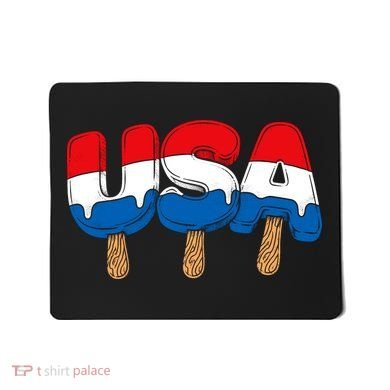 USA Popsicle Summer Celebrations Beach Party Mousepad