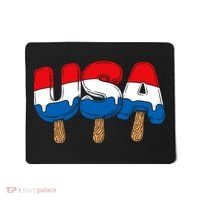 USA Popsicle Summer Celebrations Beach Party Mousepad thumb 0