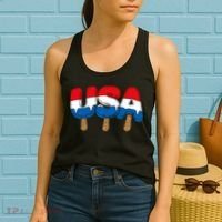 USA Popsicle Summer Celebrations Beach Party Women's Tank Top thumb 2
